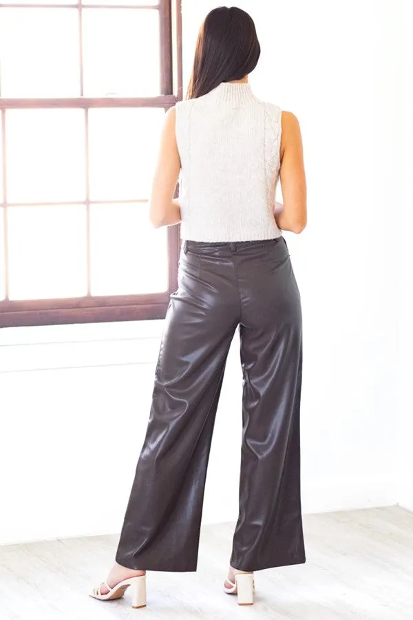 Adler Faux Leather Pant