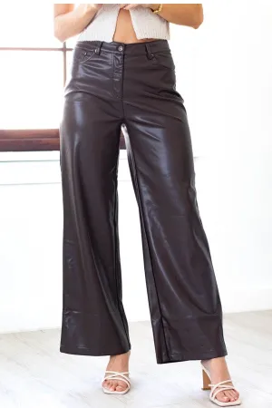 Adler Faux Leather Pant