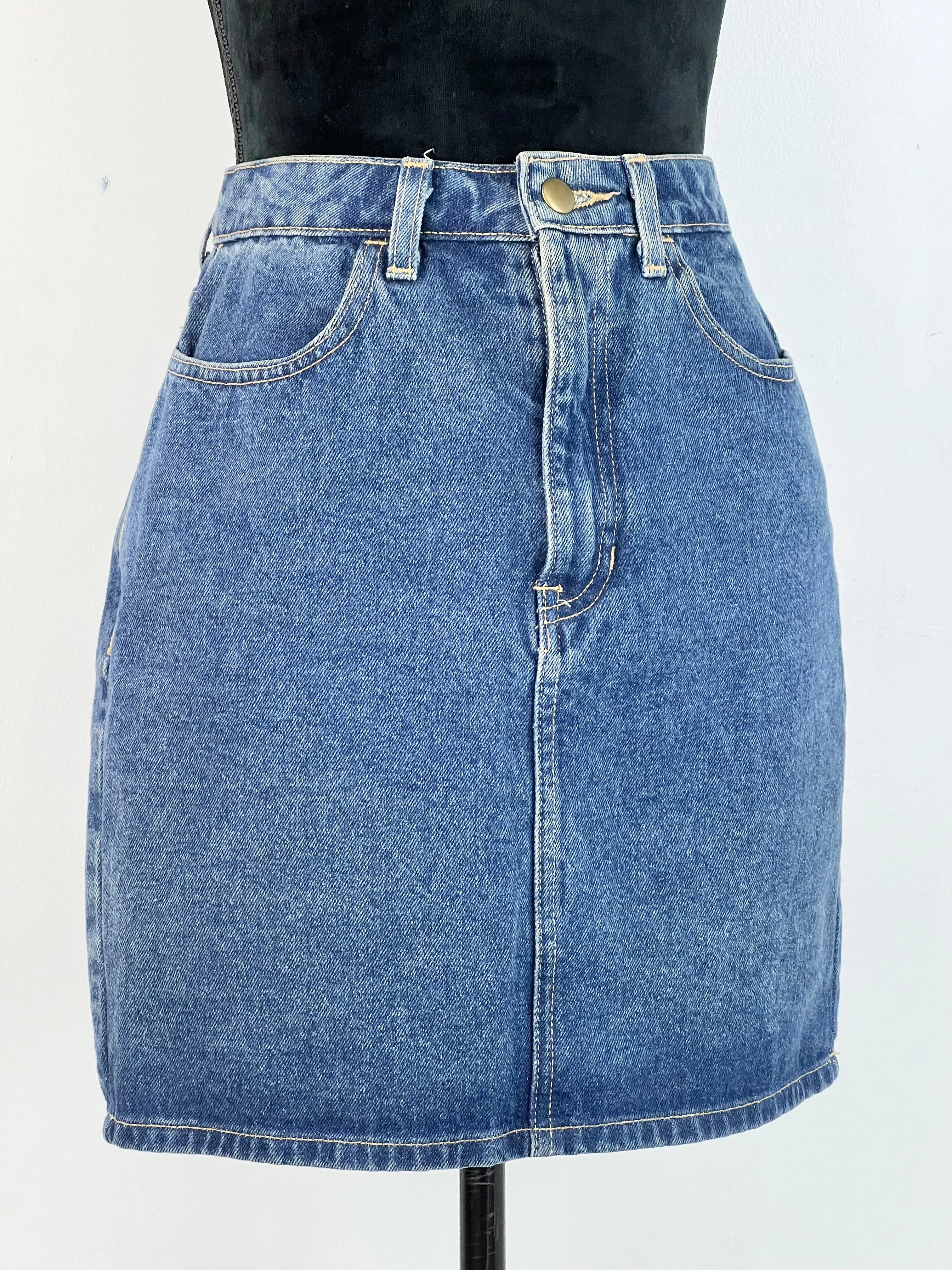 American Apparel Blue Denim Mini - AU8-10