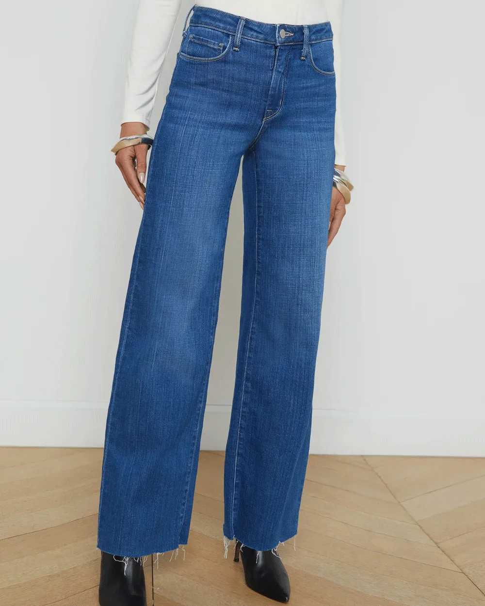 Apollo Scottie High Rise Wide Leg Jeans