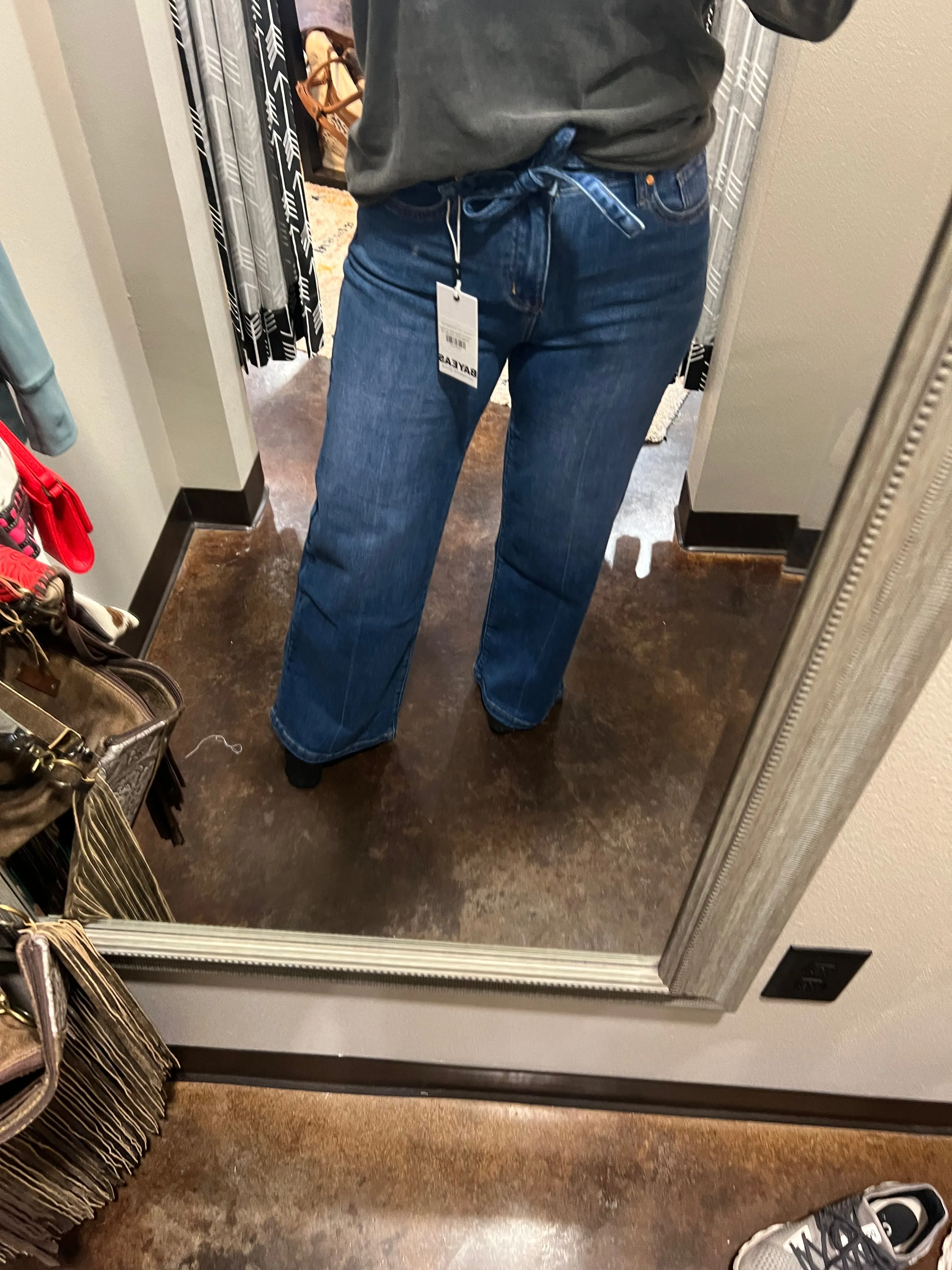 BAYEA'S Starlight Wide Tie Denim