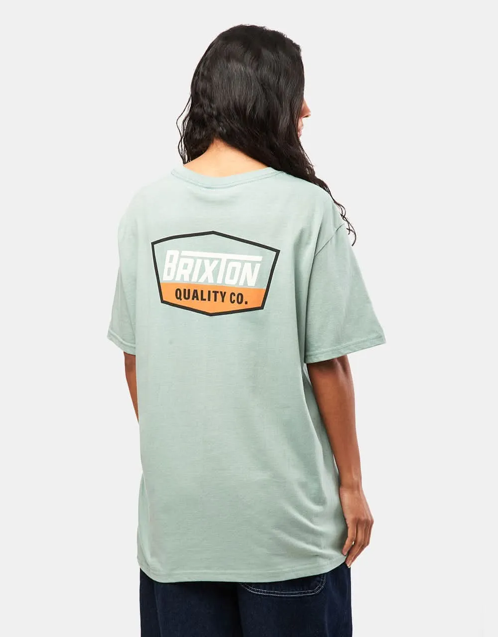 Brixton Regal T-Shirt - Chinois Green/Whitecap