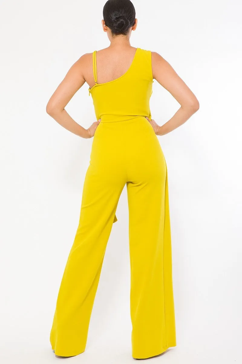 Cape Detailed Fashion Jumpsuit - Ships from The US