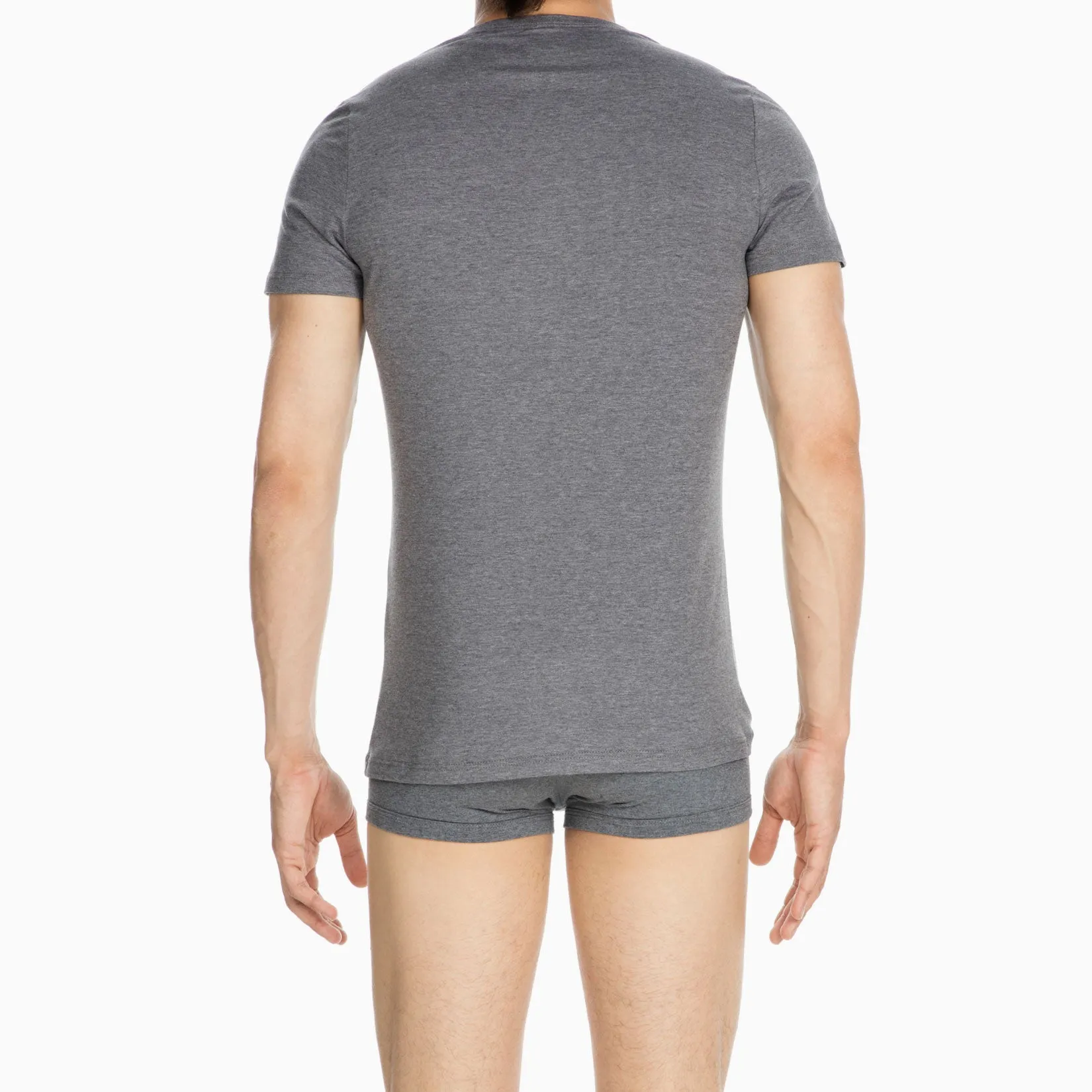 Classic Tee-Shirt V Neck | Grey 400206-00zu