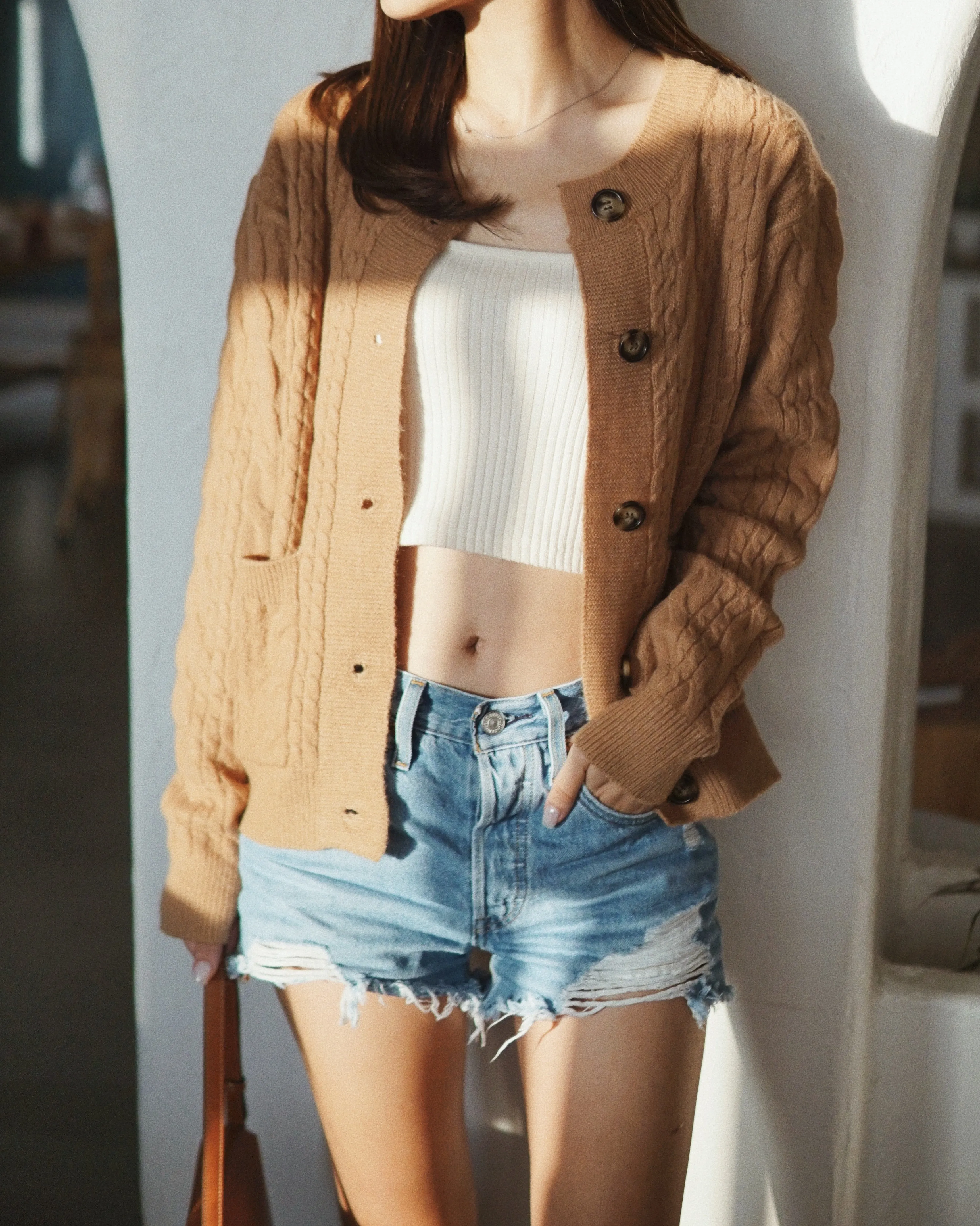 Dawn Cable Knit Cardigan