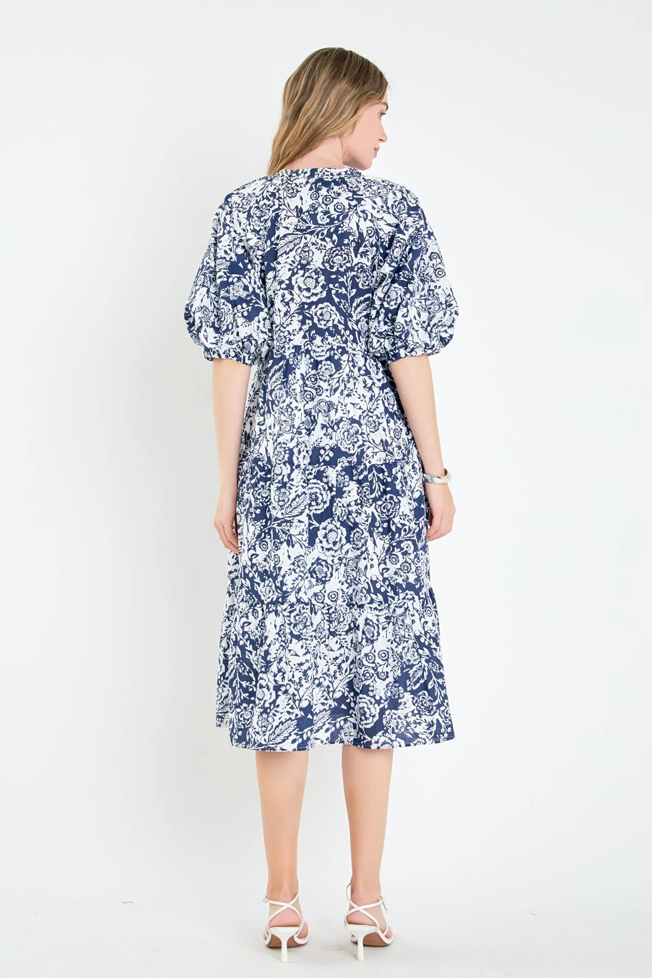 Floral Print Midi Dress