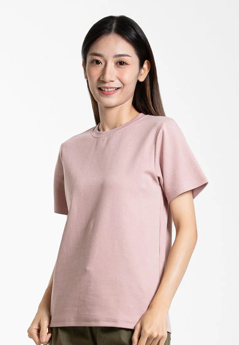 Forest Ladies Cotton Interlock Short Sleeve Round Neck T-Shirt Women Plain Tee | Baju Lengan Pendek Perempuan - 822422