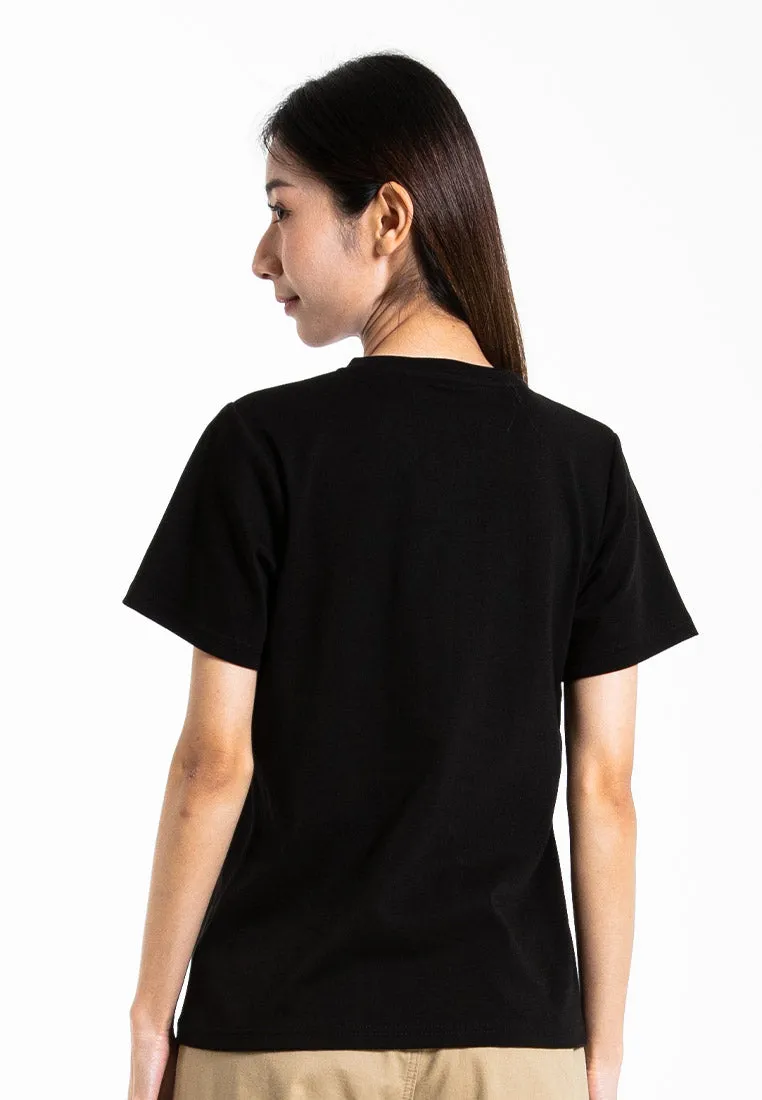 Forest Ladies Cotton Interlock Short Sleeve Round Neck T-Shirt Women Plain Tee | Baju Lengan Pendek Perempuan - 822422