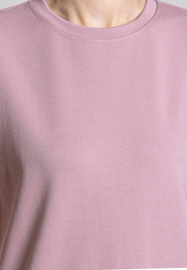 Forest Ladies Cotton Interlock Short Sleeve Round Neck T-Shirt Women Plain Tee | Baju Lengan Pendek Perempuan - 822422