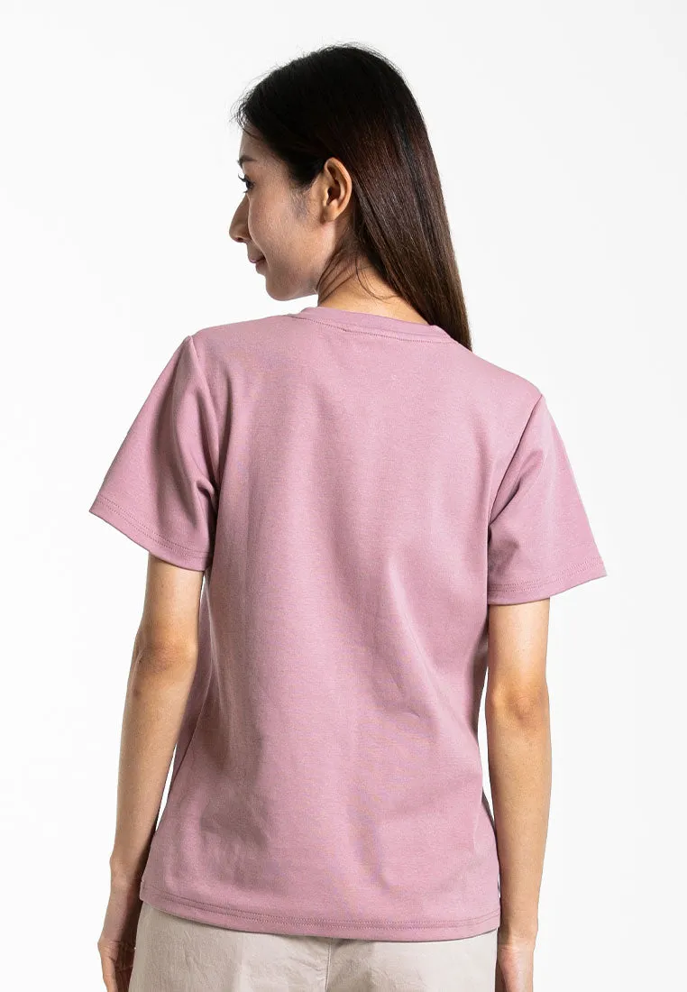 Forest Ladies Cotton Interlock Short Sleeve Round Neck T-Shirt Women Plain Tee | Baju Lengan Pendek Perempuan - 822422