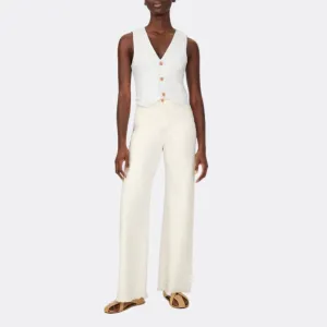 Hepburn Wide Leg (Eggshell)