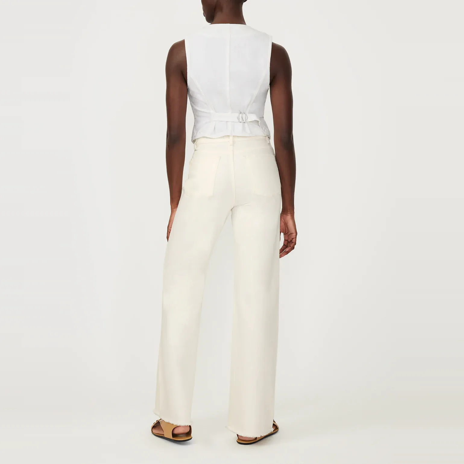 Hepburn Wide Leg (Eggshell)