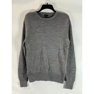 J.CREW Men's Grey Heather Crewneck Cotton/Wool Pullover Sweater SZ S