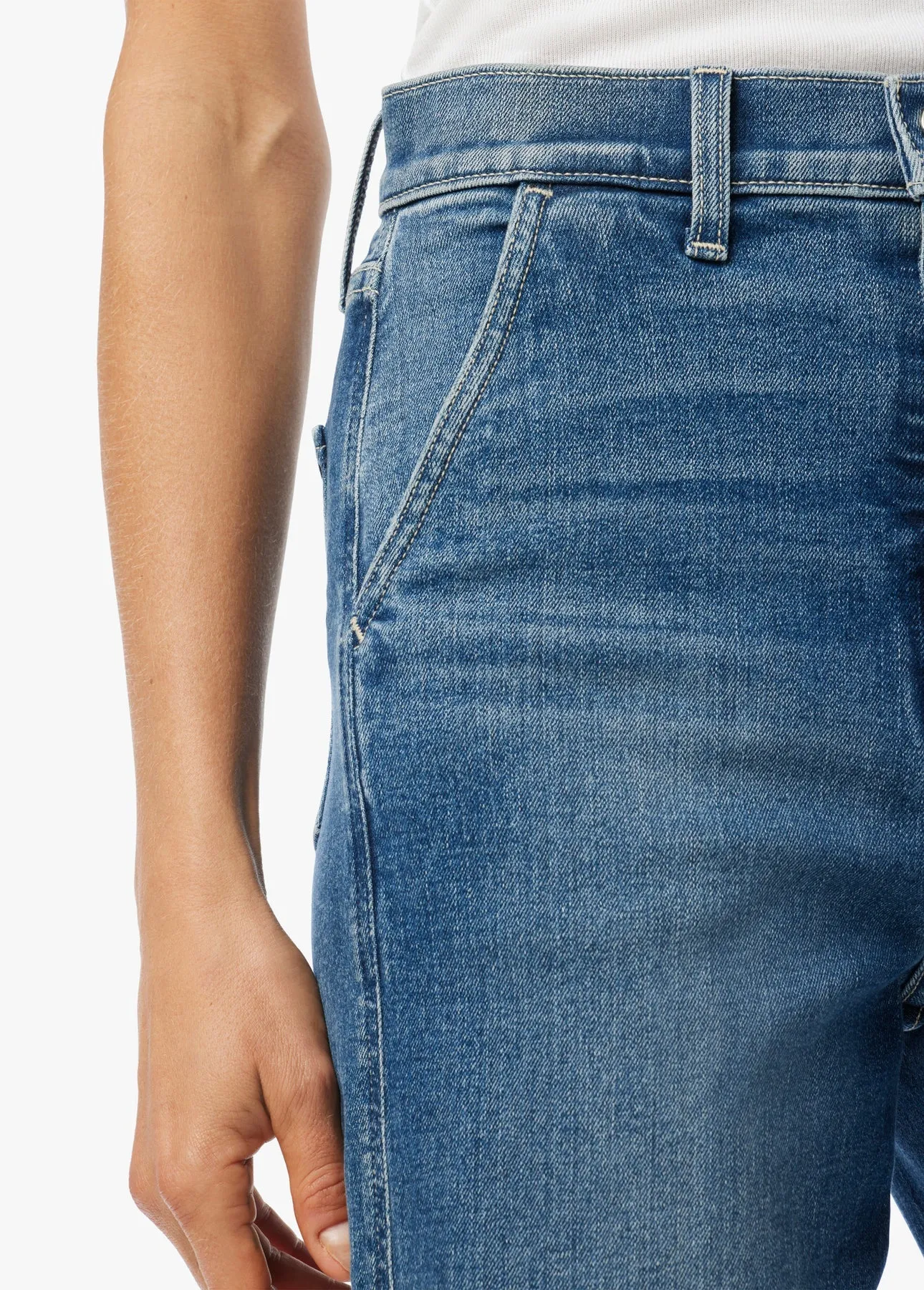 Joes Jeans The Trixie High Rise Wide Leg Trousers in First Bite