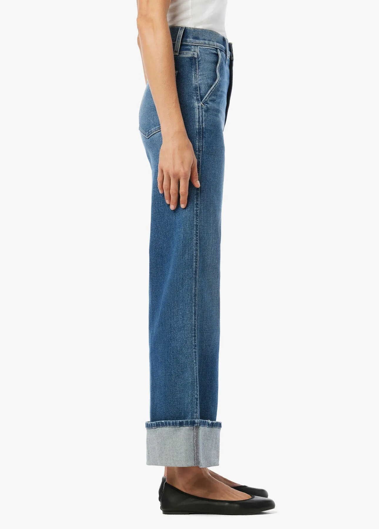 Joes Jeans The Trixie High Rise Wide Leg Trousers in First Bite
