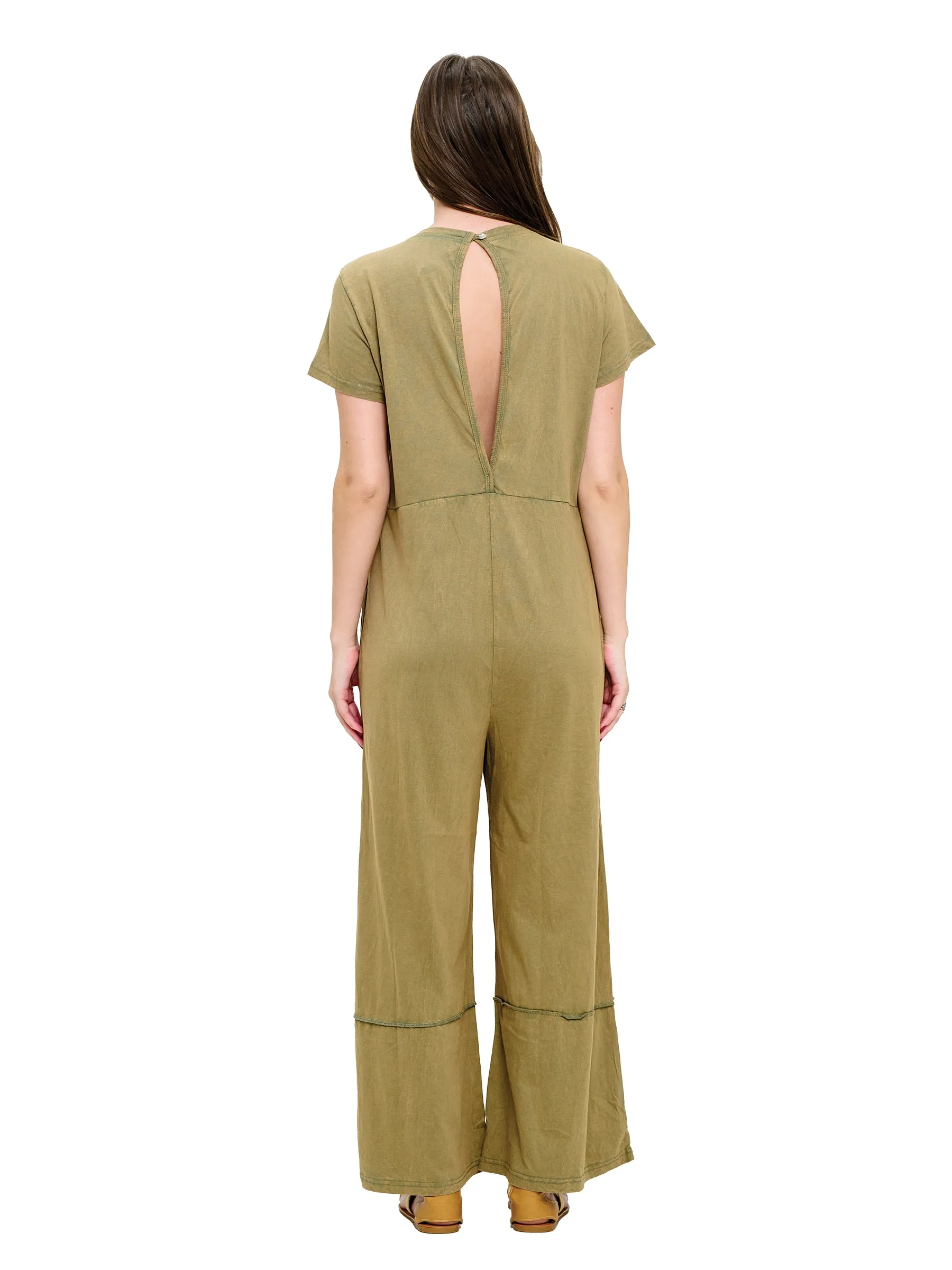 Jumpsuit Good Vibe Peace Print
