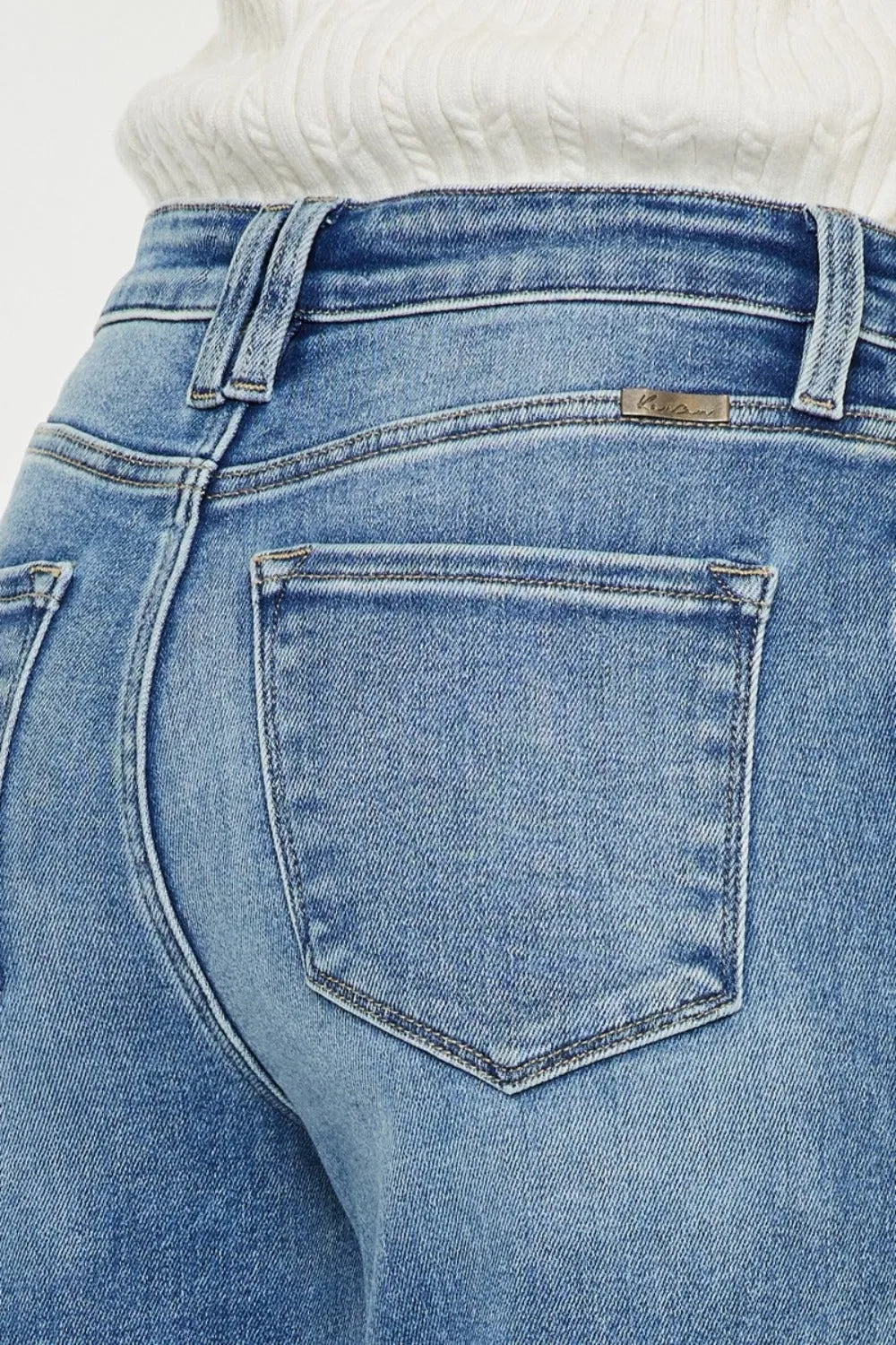 Kancan Gloria High Rise Wide Leg Jeans