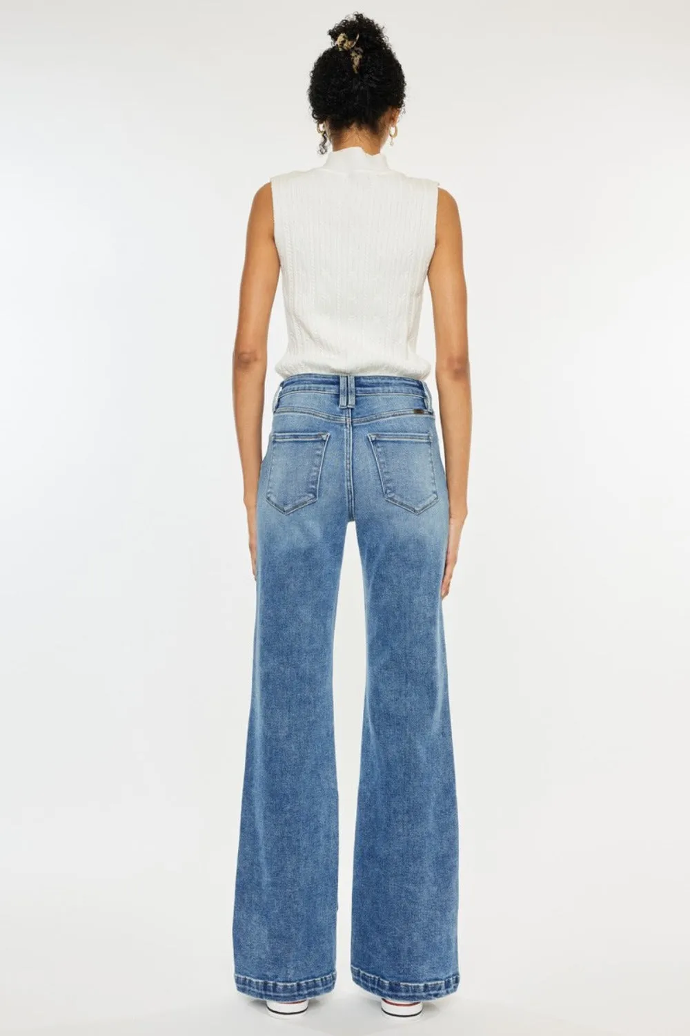 Kancan Gloria High Rise Wide Leg Jeans
