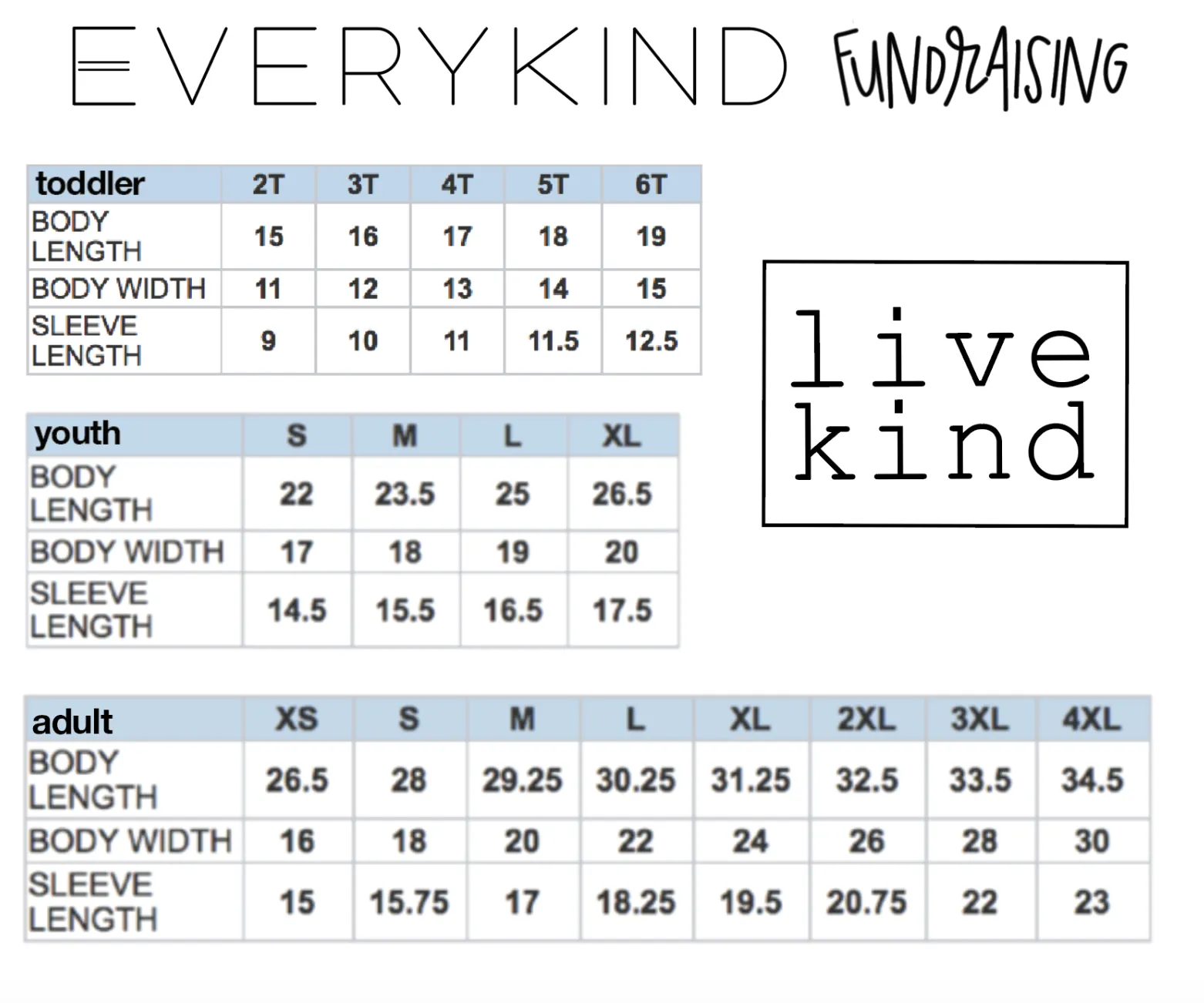 LIVE KIND T-SHIRT