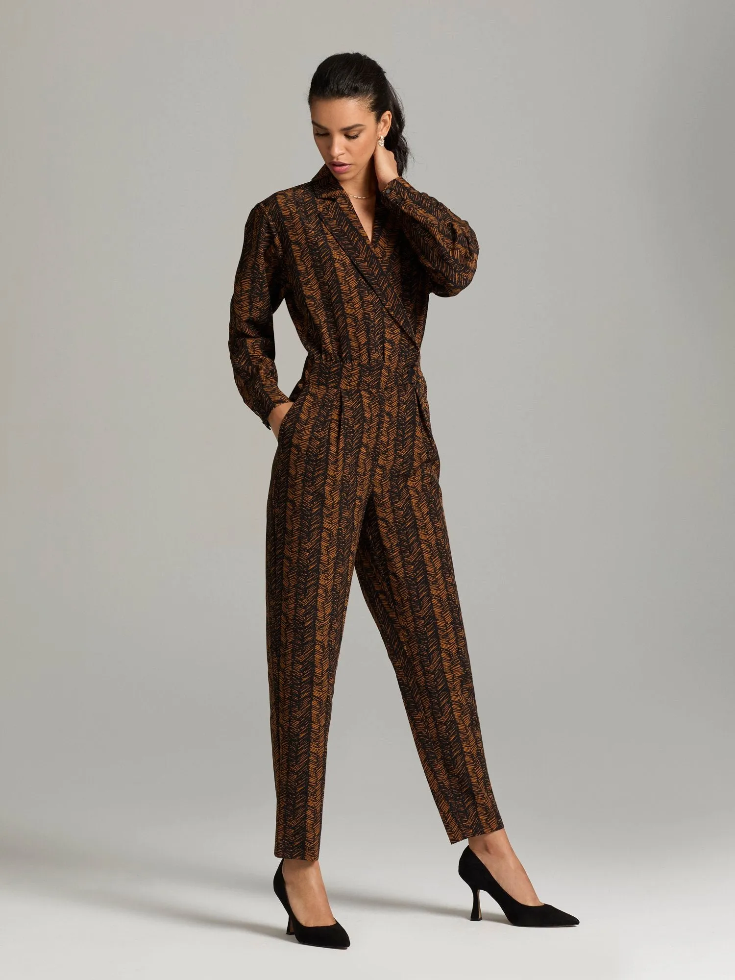 Nouria Belted Tailored Jumpsuit