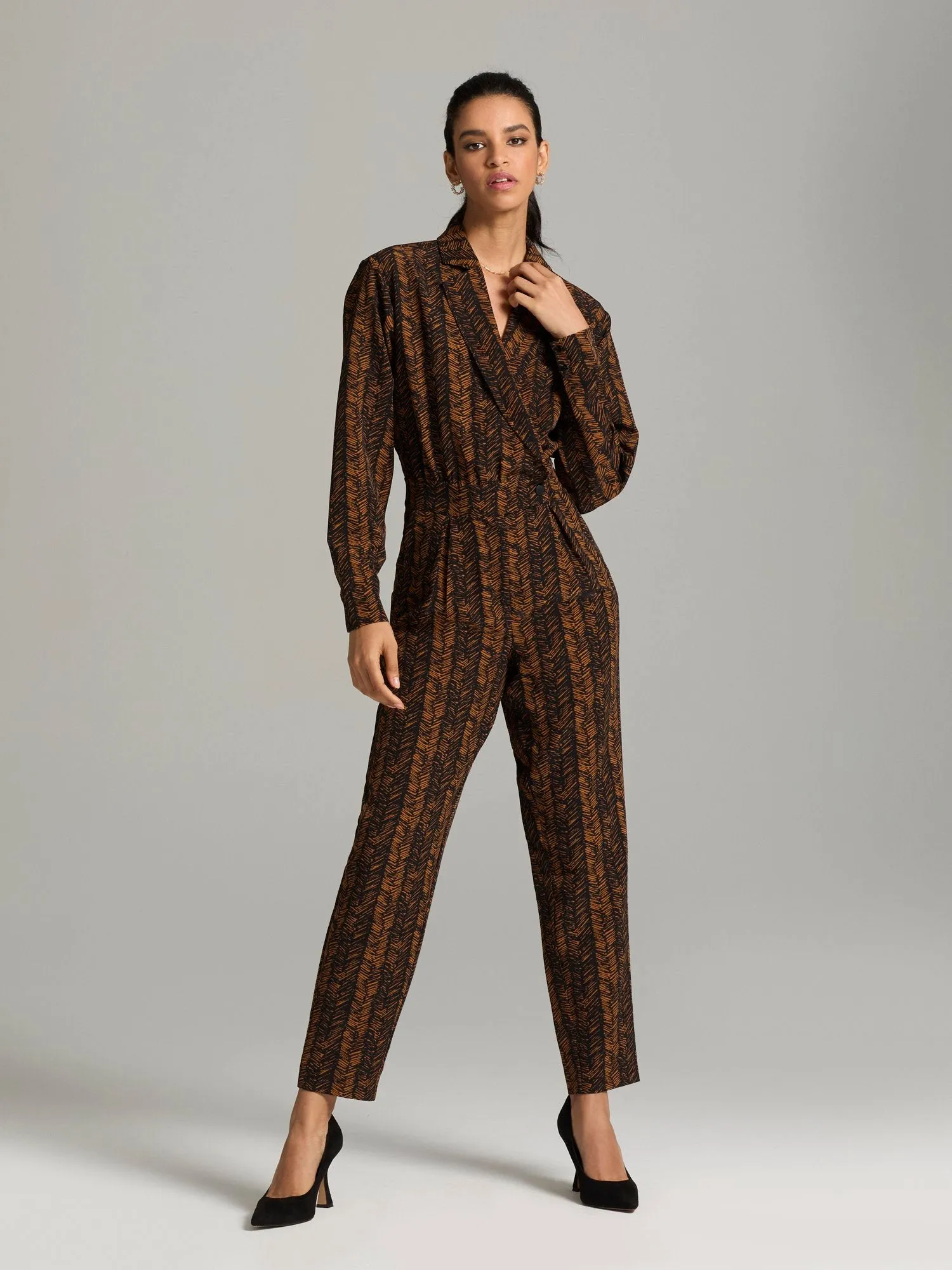 Nouria Belted Tailored Jumpsuit