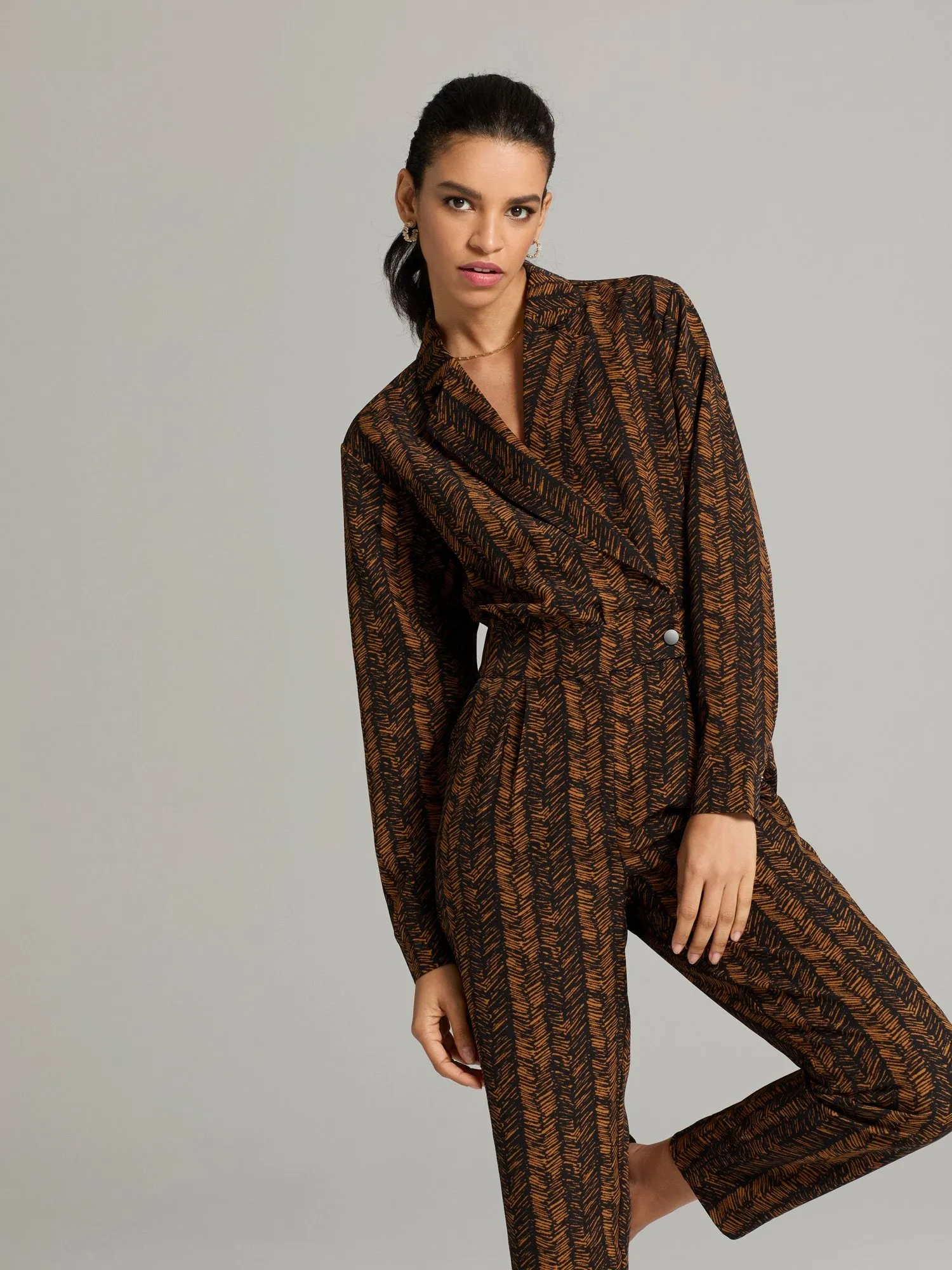 Nouria Belted Tailored Jumpsuit
