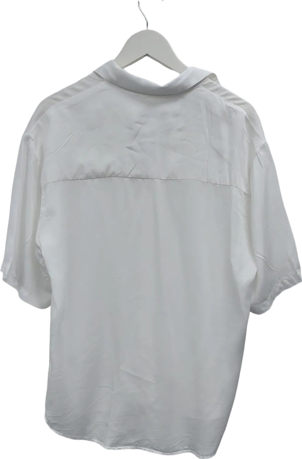 One Mile White Relaxed Shirt UK M