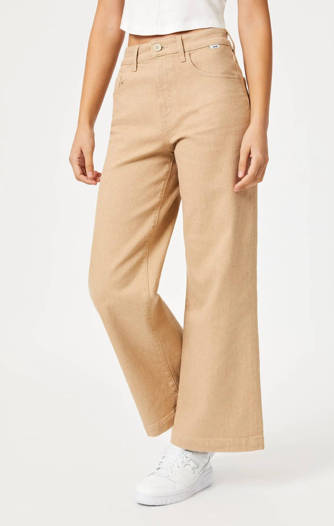 PALOMA WIDE LEG IN NATURAL SAND DENIM