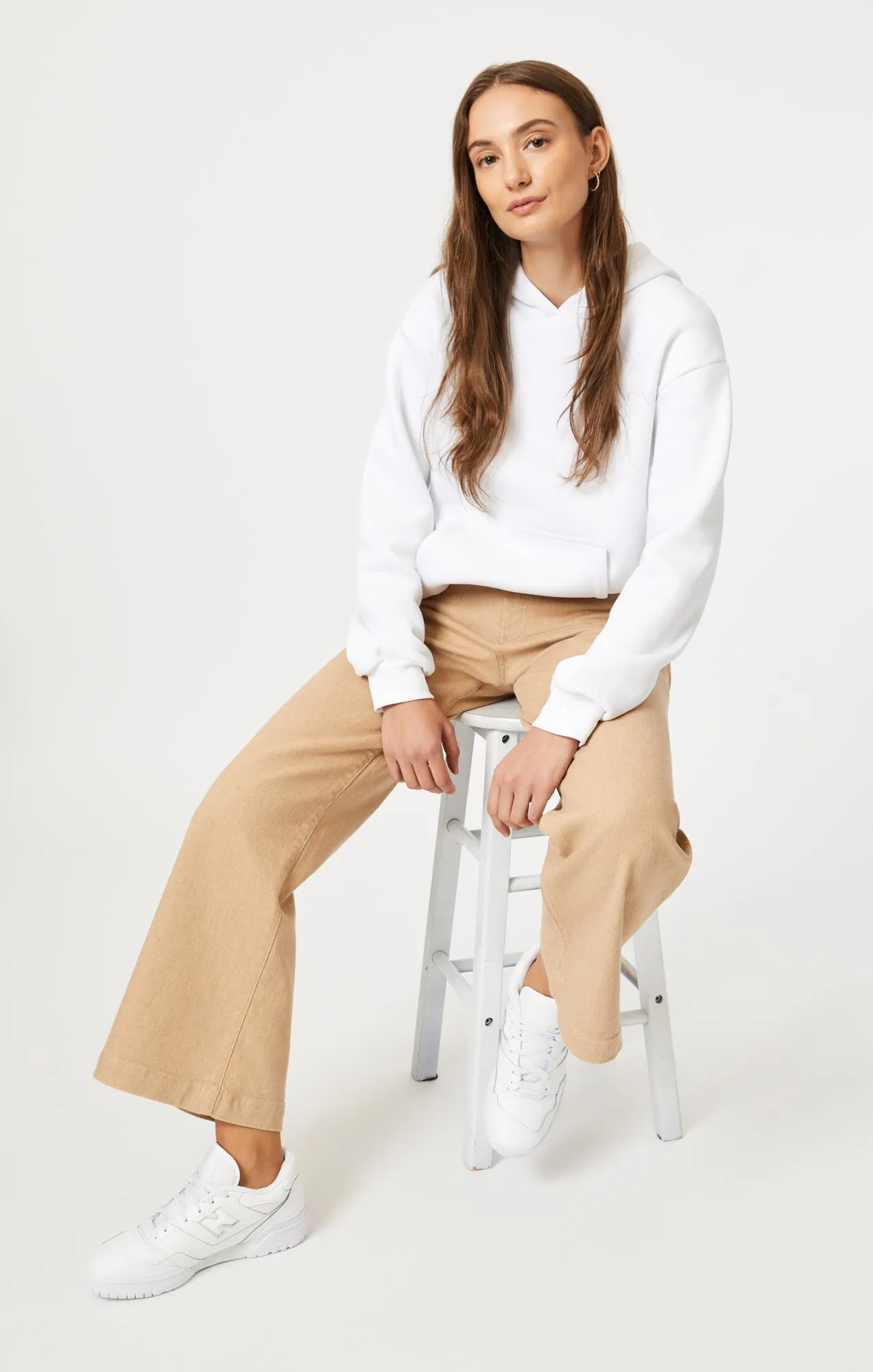 PALOMA WIDE LEG IN NATURAL SAND DENIM