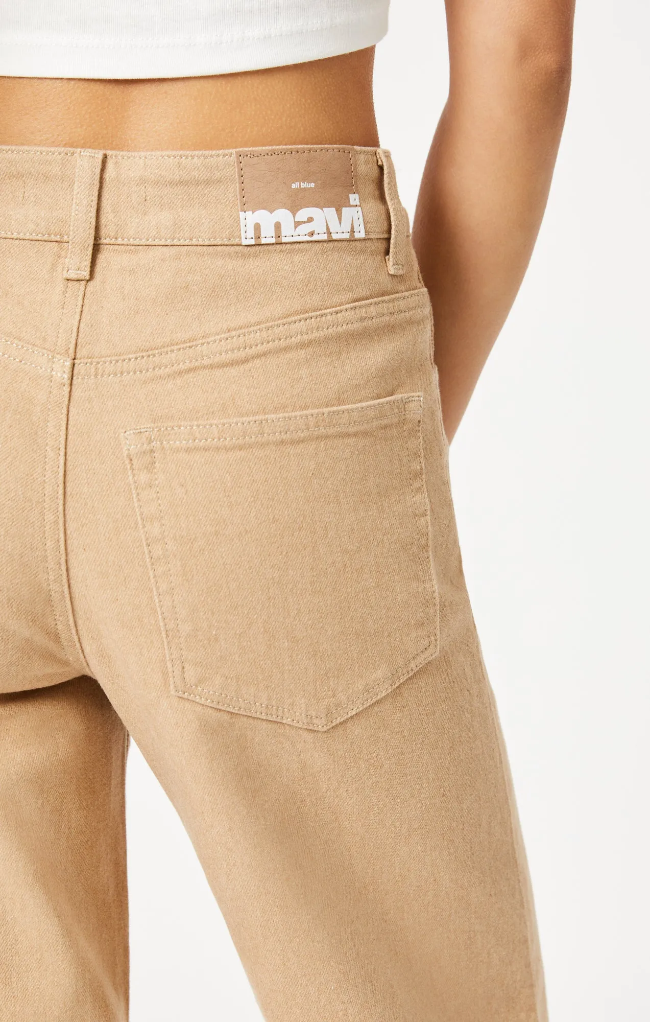 PALOMA WIDE LEG IN NATURAL SAND DENIM