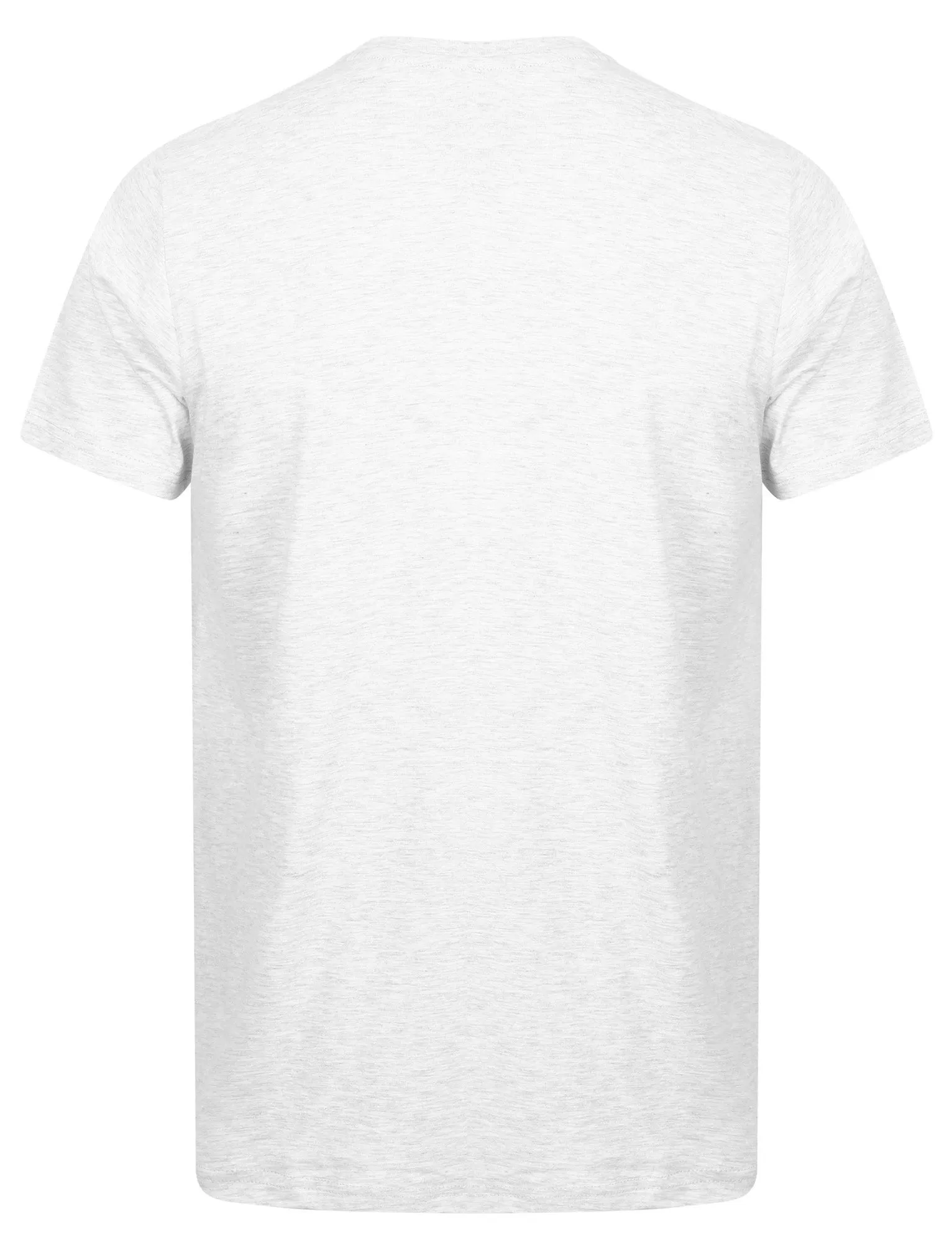 Peavey Cotton Crew Neck T-Shirt In Ice Grey Marl - South Shore