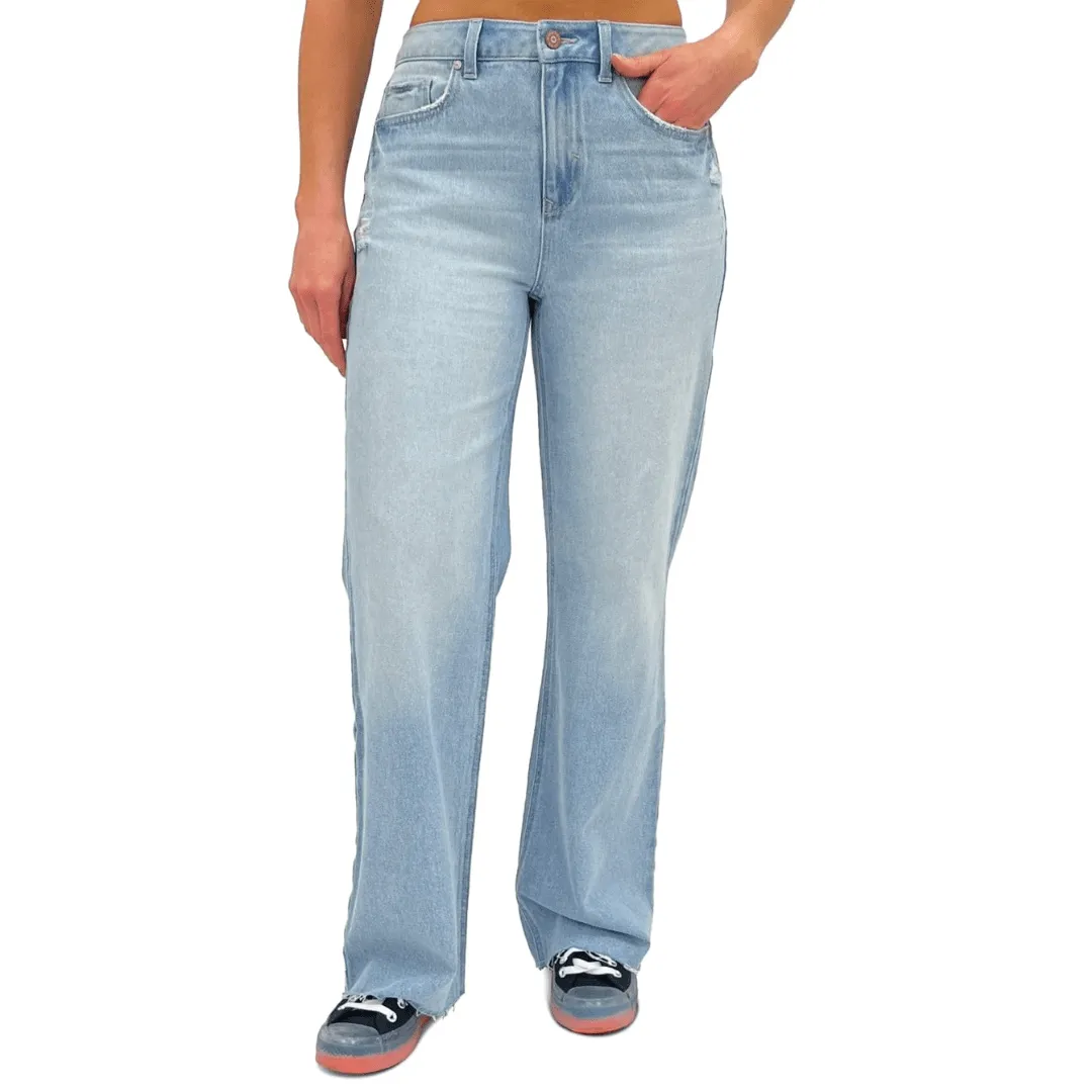 REWASH -  Super High Rise Wide-Leg Jeans