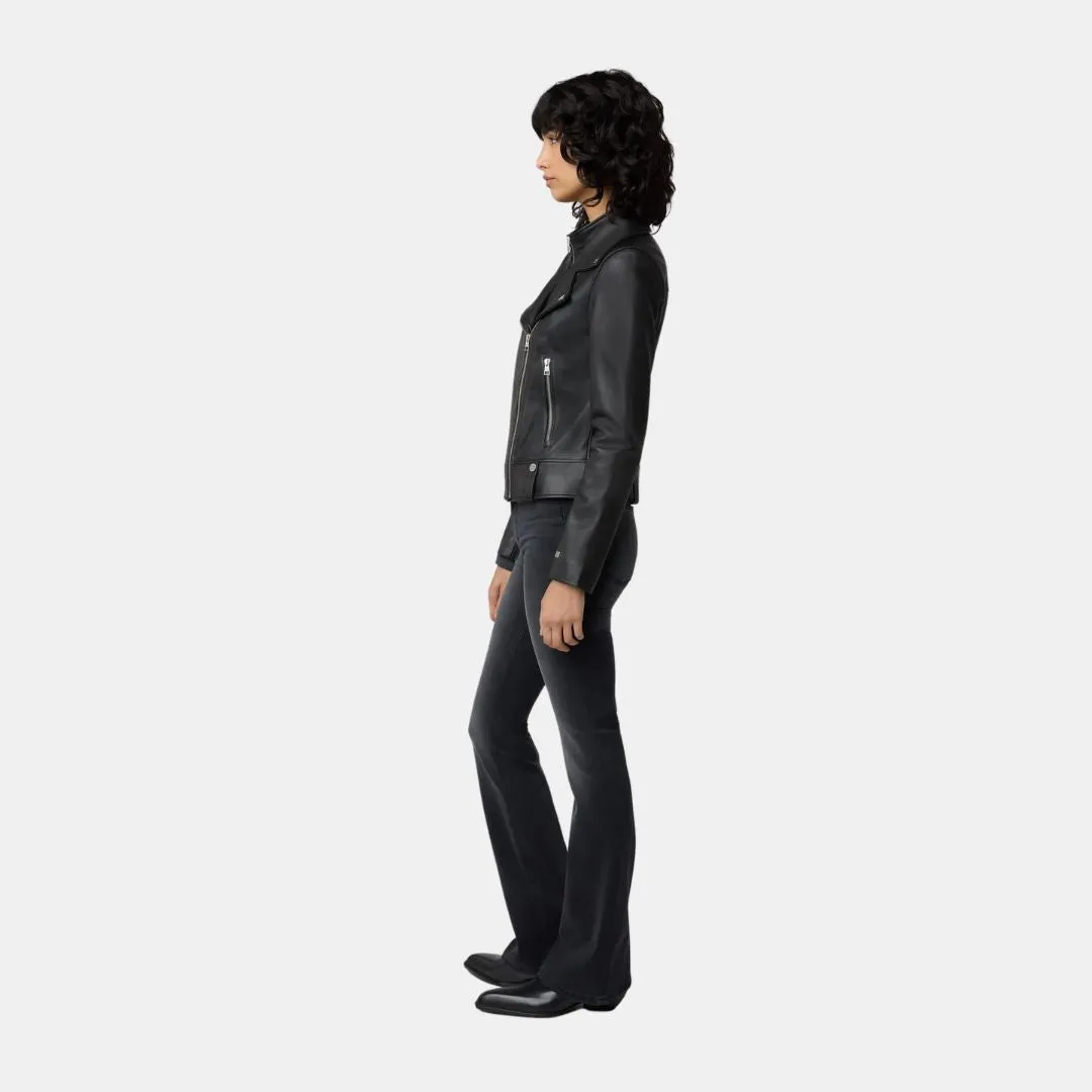 Ryder Perfecto Leather Jacket (Black)