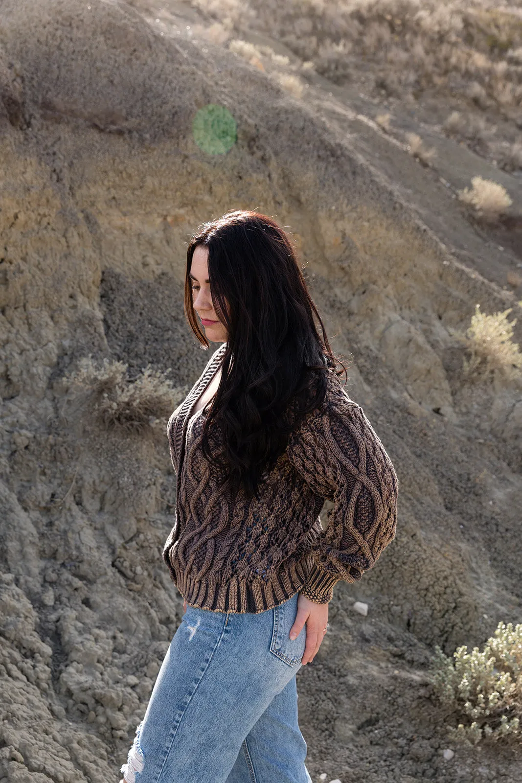 Scheyer Cable Knit Sweater