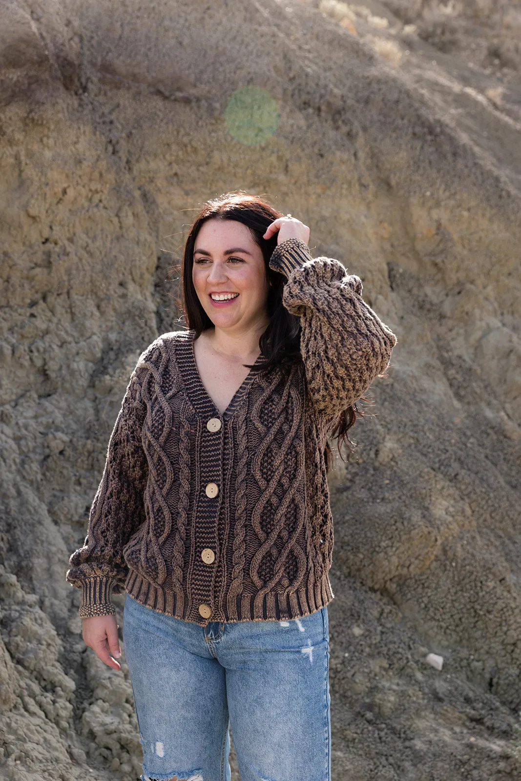 Scheyer Cable Knit Sweater