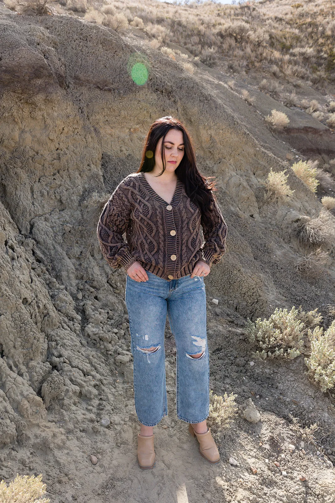 Scheyer Cable Knit Sweater