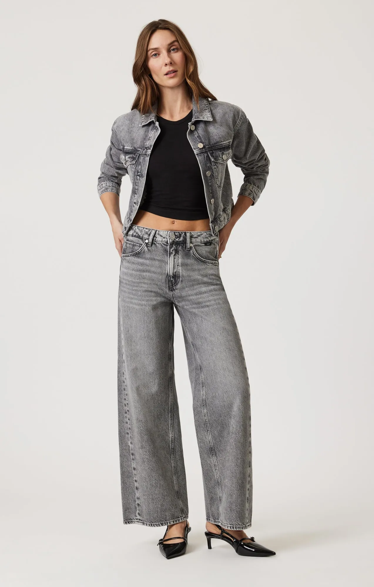 SIENA WIDE LEG IN LIGHT SMOKE DENIM