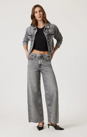 SIENA WIDE LEG IN LIGHT SMOKE DENIM