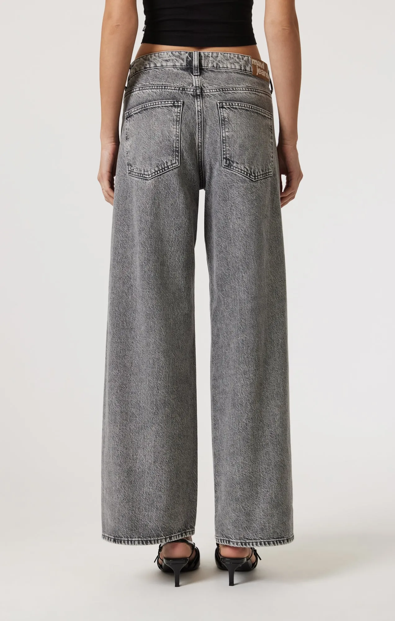 SIENA WIDE LEG IN LIGHT SMOKE DENIM
