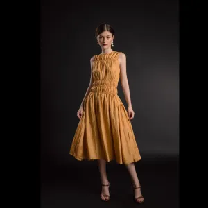 Silk Midi Dress - Silk Sleeveless Dress