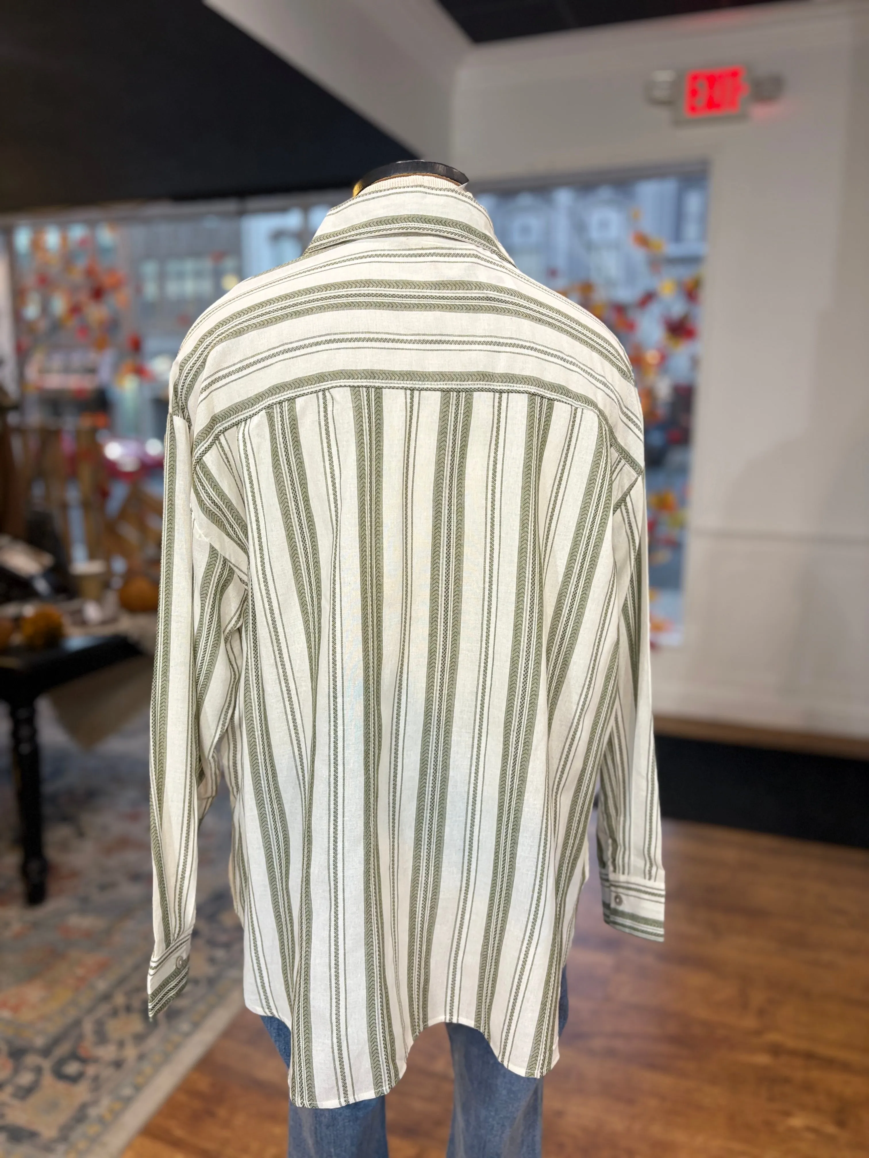 Smooth Talker Striped Button Down Shirt