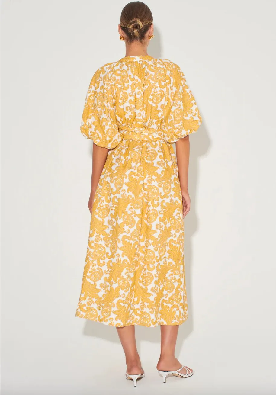 Sol Dress Spice Paisley