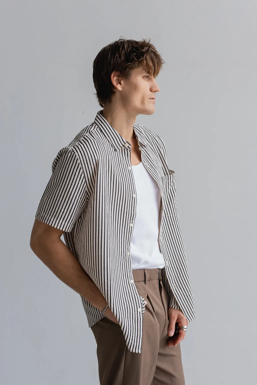 SS Shirt - Black Stripe