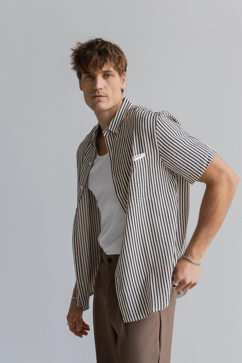 SS Shirt - Black Stripe