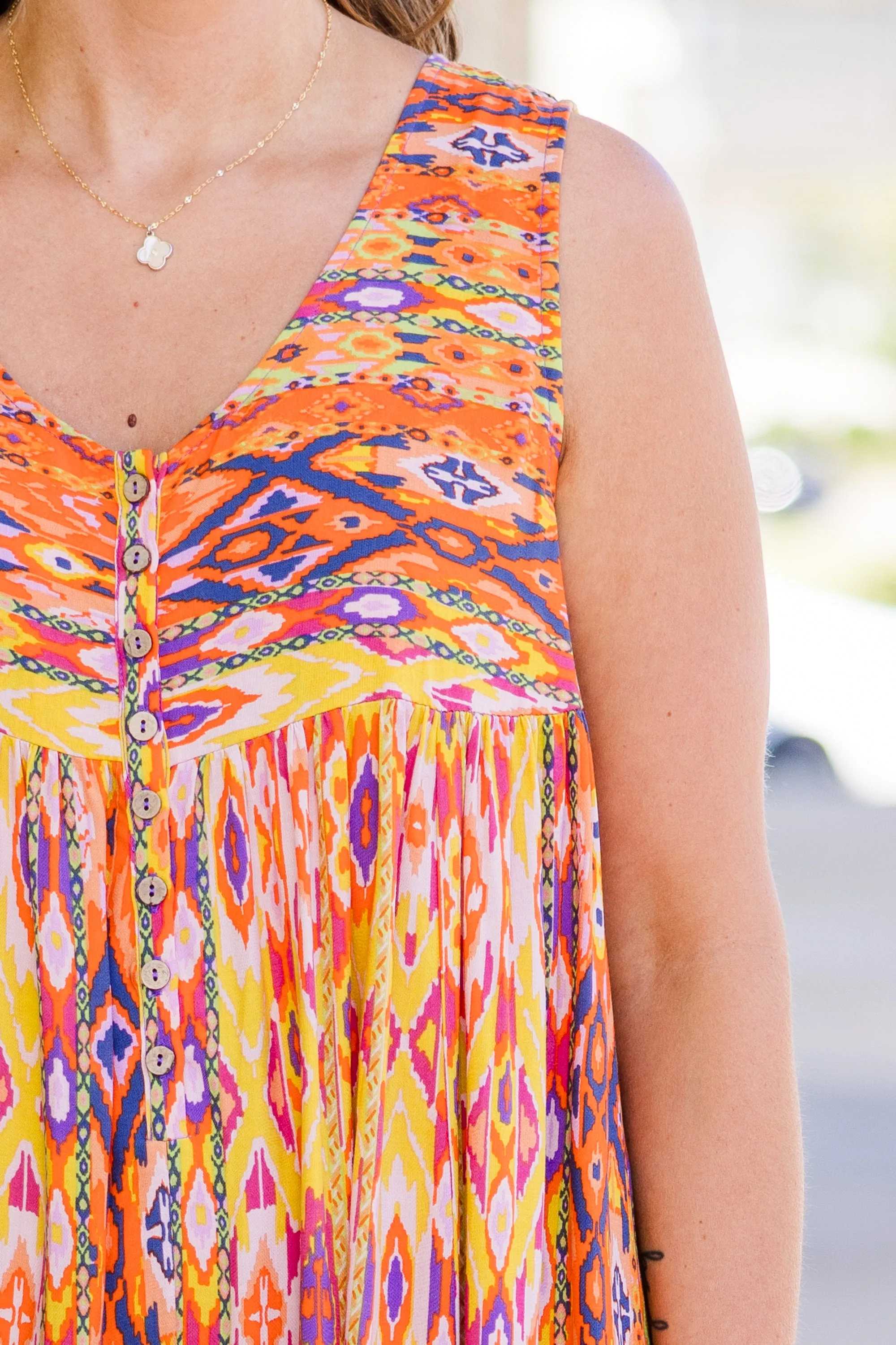 Sunsets In the Summer Jumpsuit, Orange