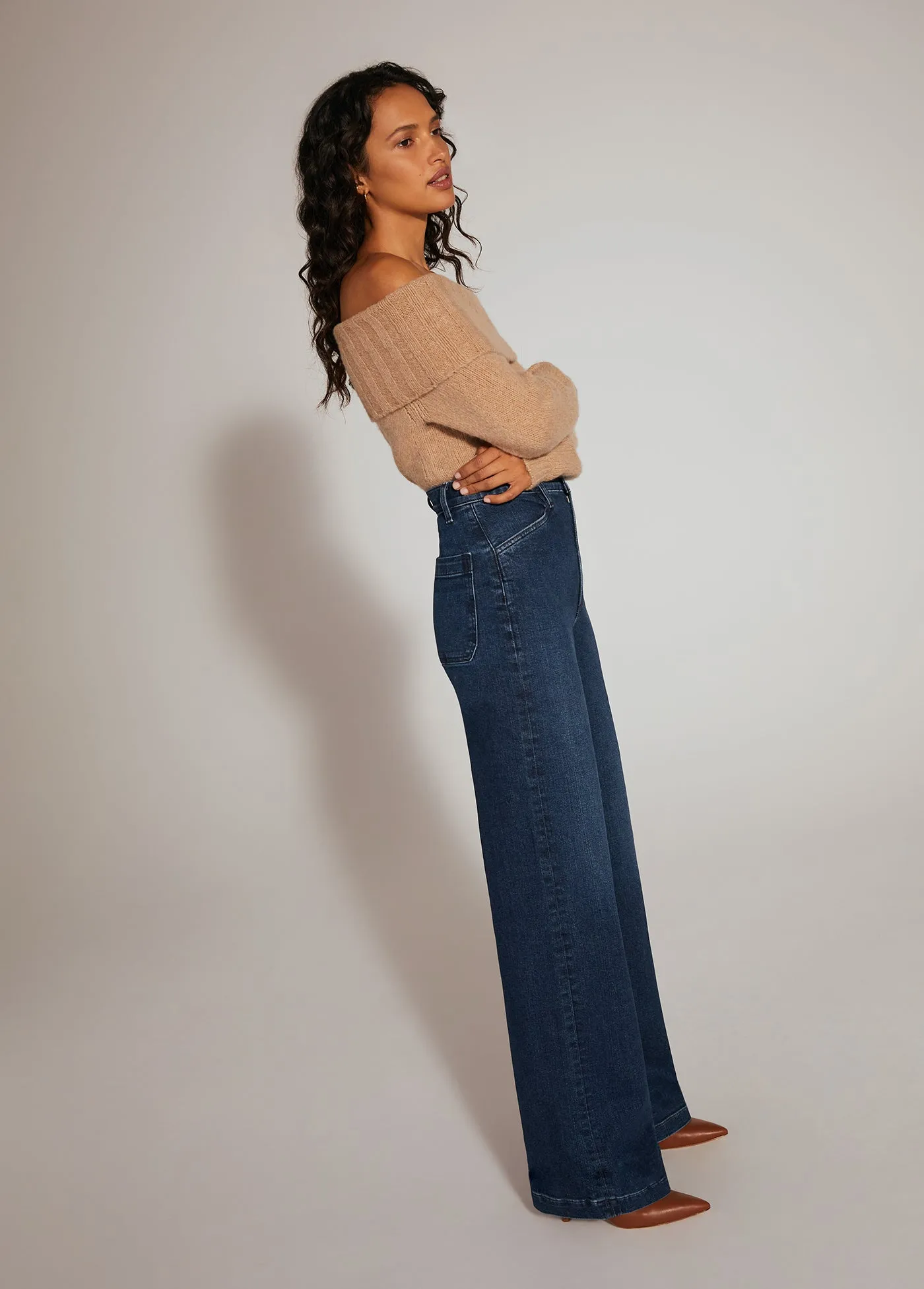THE MISCHA SUPER HIGH RISE WIDE LEG