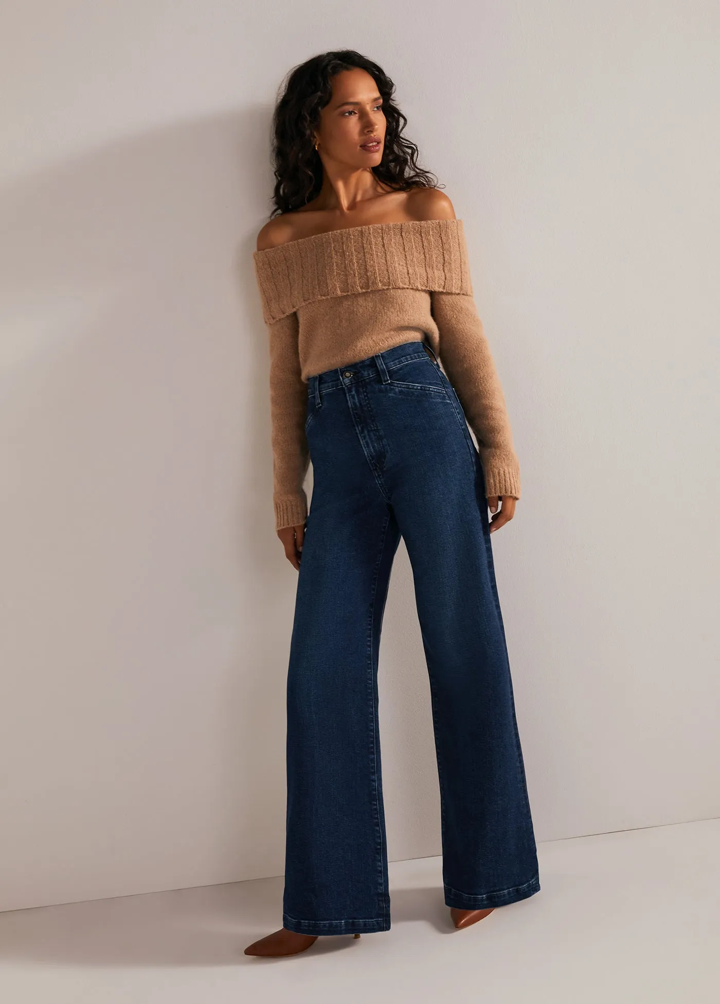 THE MISCHA SUPER HIGH RISE WIDE LEG