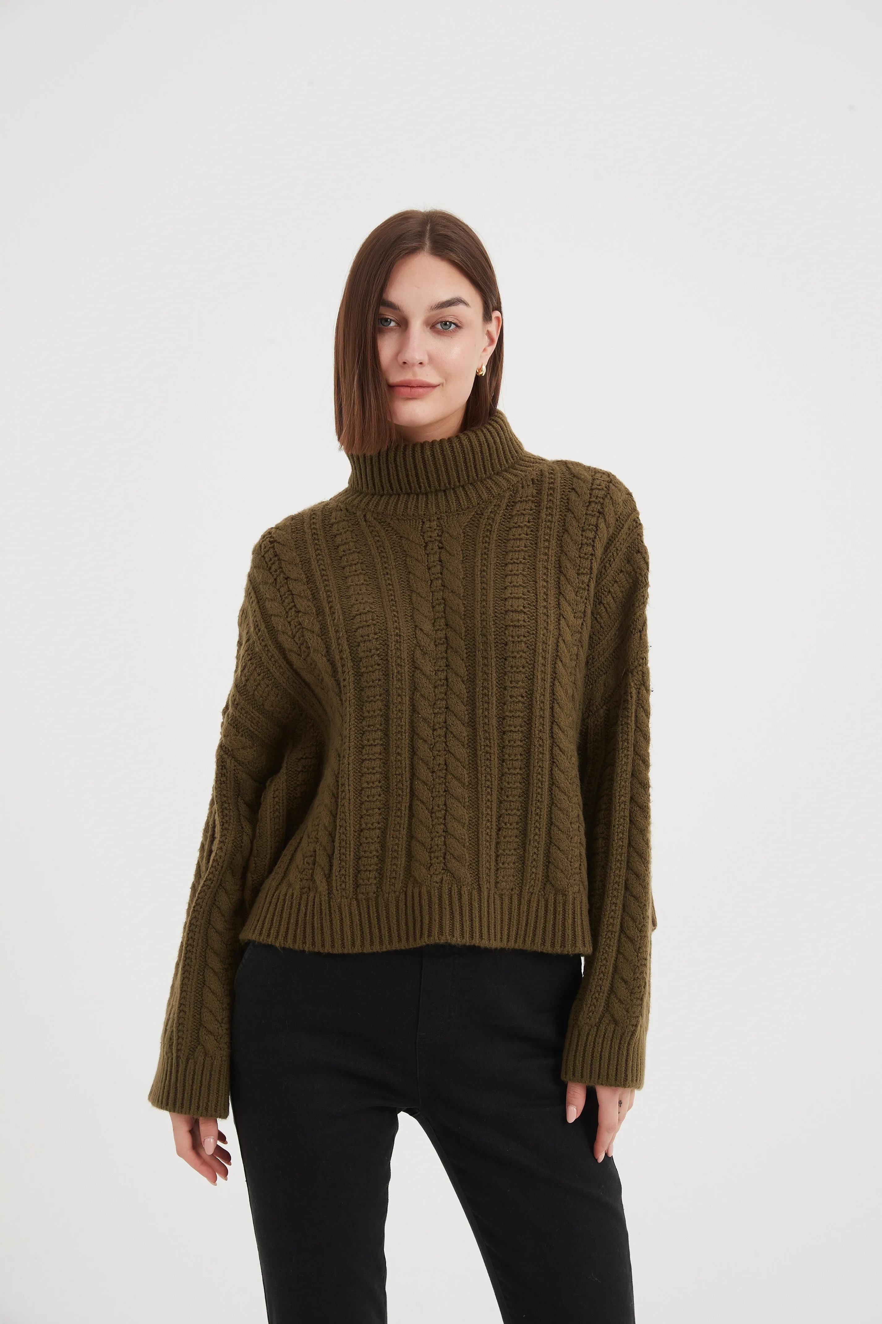 Tirelli Chunky Cable Oversized Knit