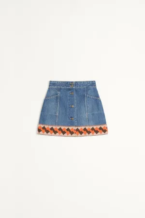 VALENTINO | DENIM SKIRT