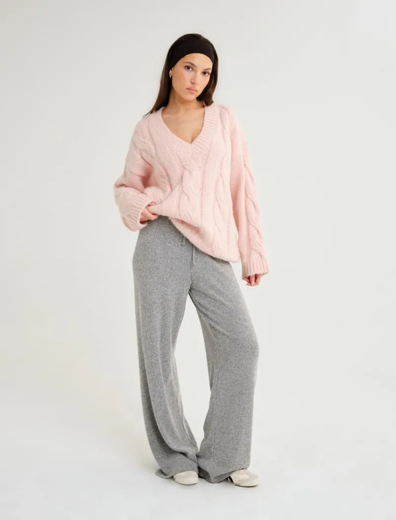 Whistler V-Neck Sweater | Petal